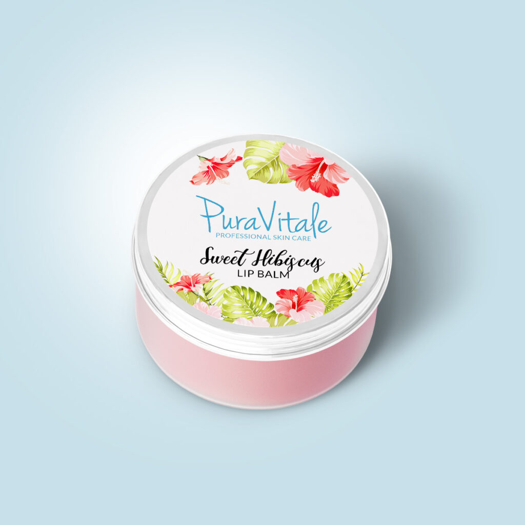 Pura Vitale Sweet Hibiscus Lip Balm